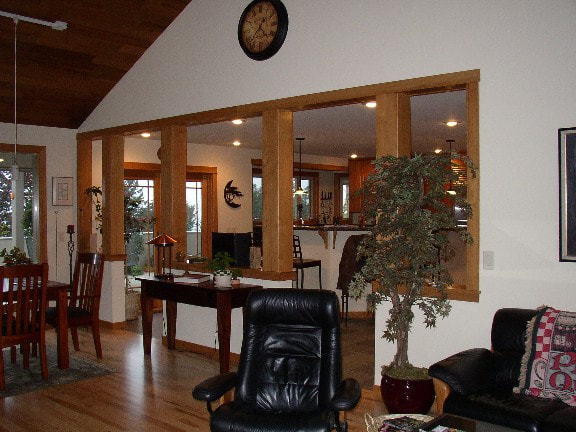Hemlock beam and post wraps in Bellingham Washington